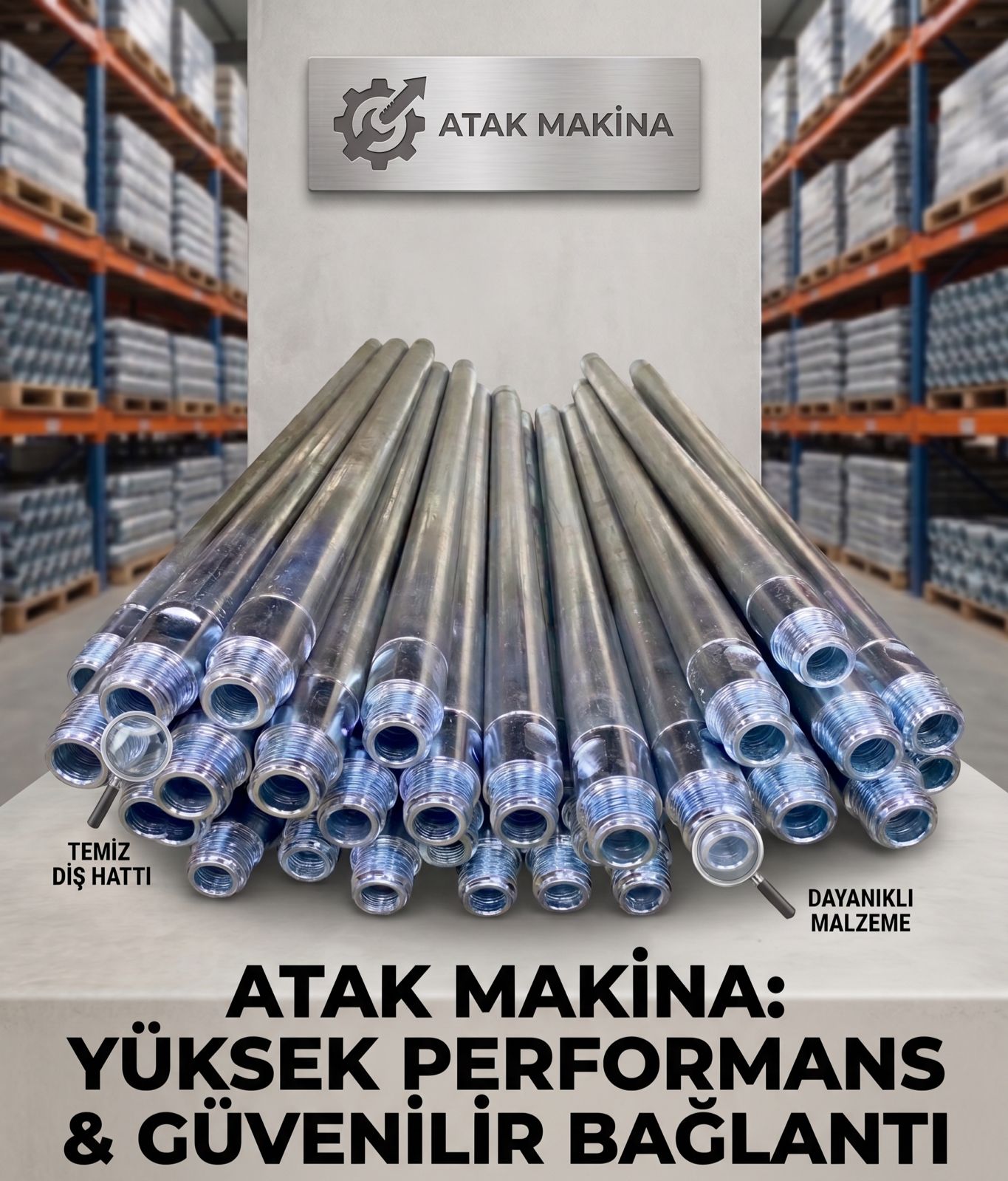 ATAK VEGA 3.5HP GÜÇLENMİŞ ŞANZIMANLI BENZİNLİ KAROT & EL SONDAJ 5 MT SET